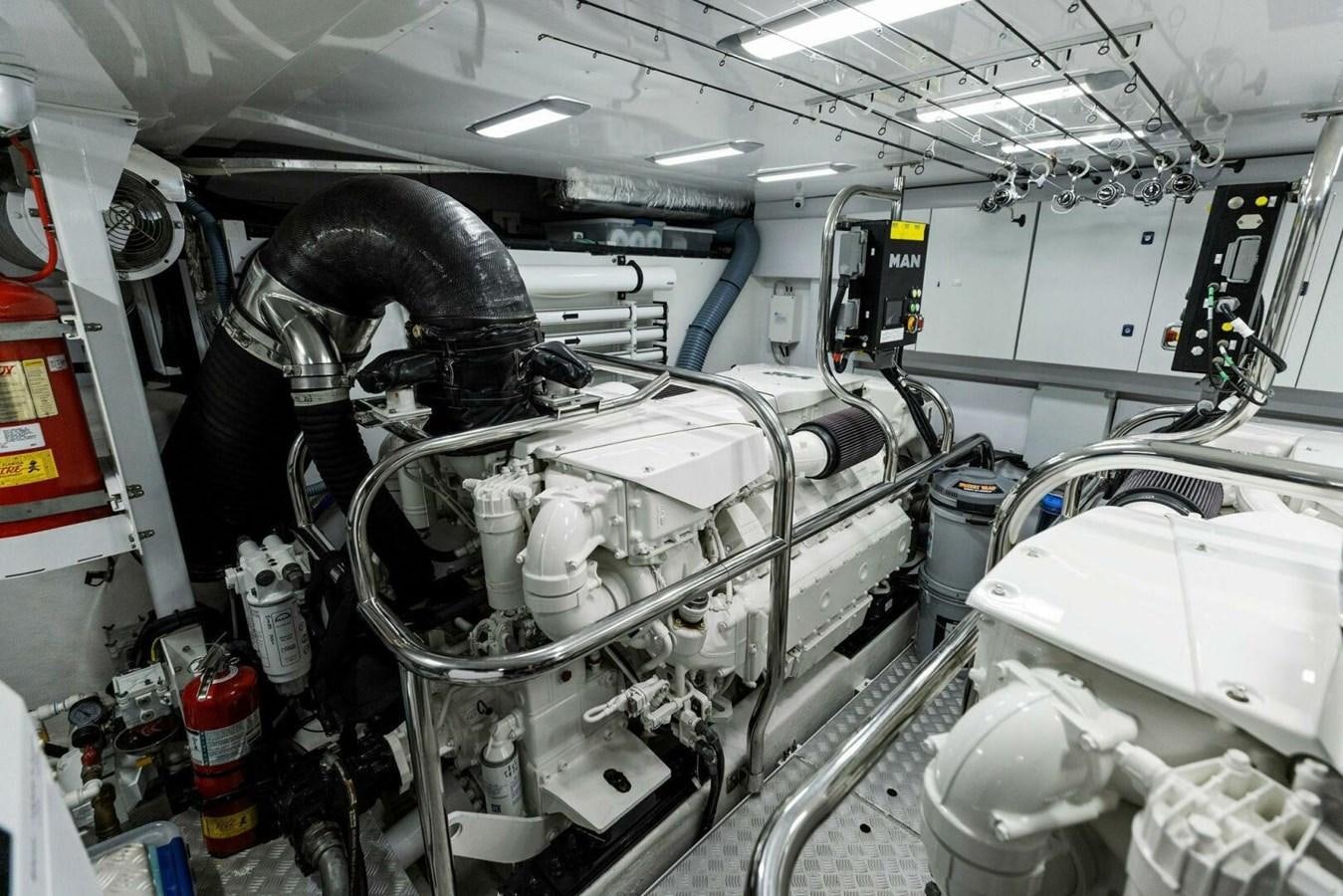 a machine in a room aboard AMARULA SUN Yacht for Sale