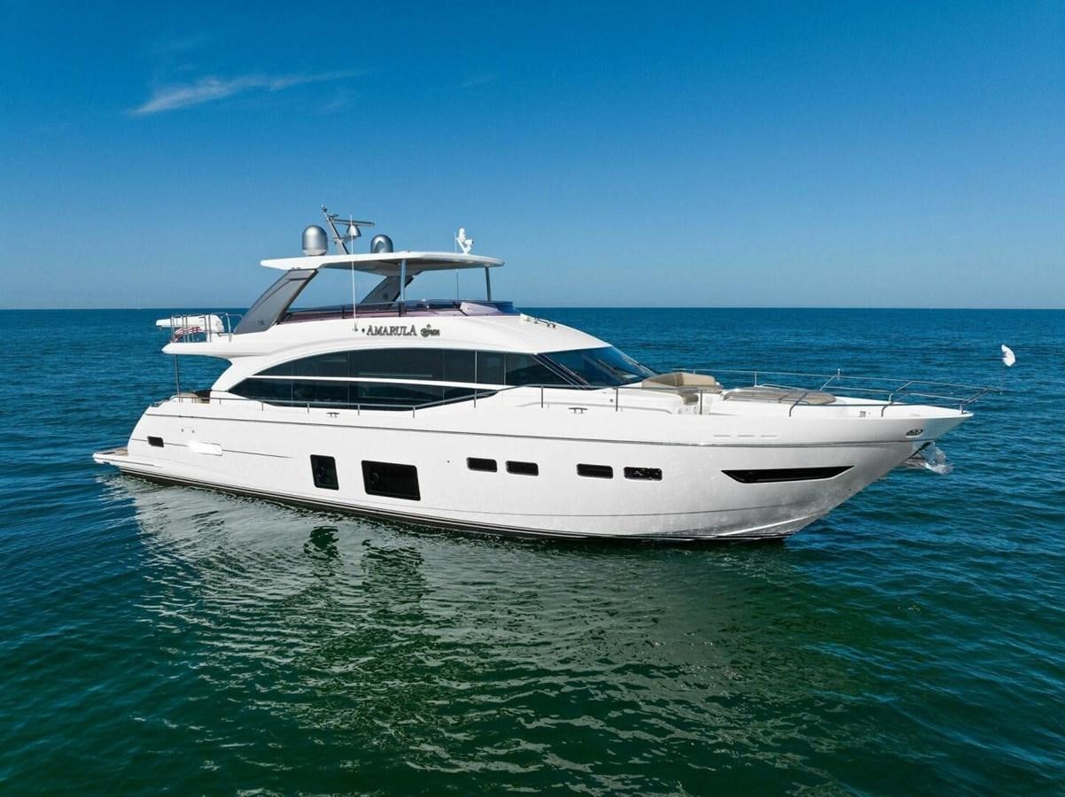 a white yacht in the water aboard AMARULA SUN Yacht for Sale
