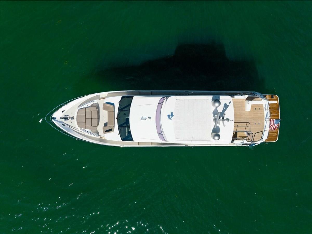 a white and silver object on a green surface aboard AMARULA SUN Yacht for Sale