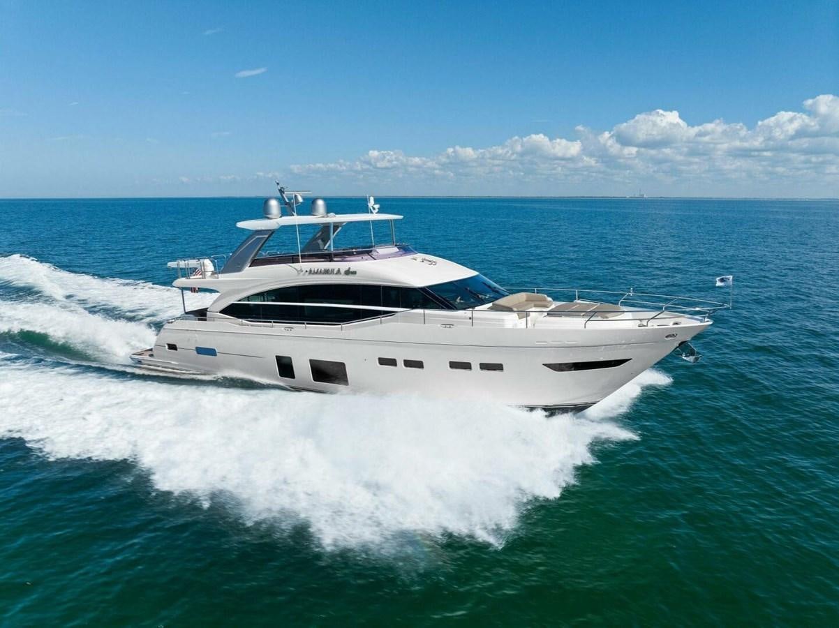 a white yacht on the water aboard AMARULA SUN Yacht for Sale