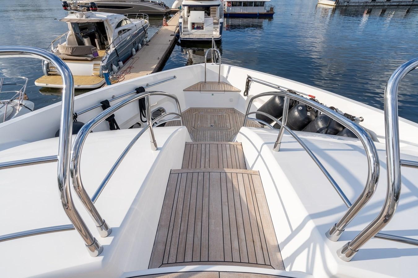a boat on the water aboard SUNSEEKER PREDATOR 115 Yacht for Sale