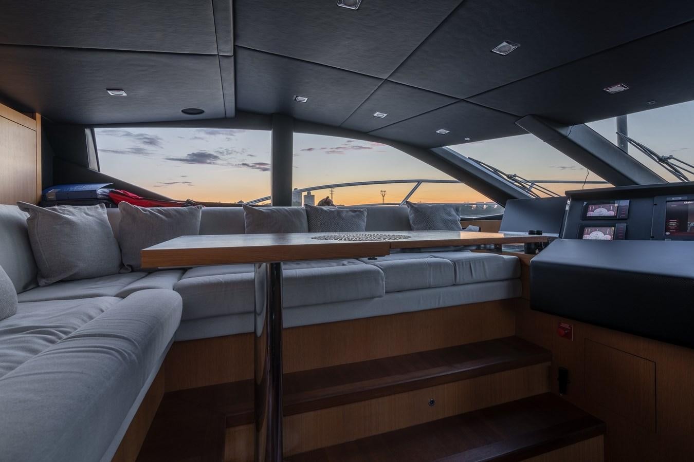 inside of a vehicle aboard SUNSEEKER PREDATOR 115 Yacht for Sale