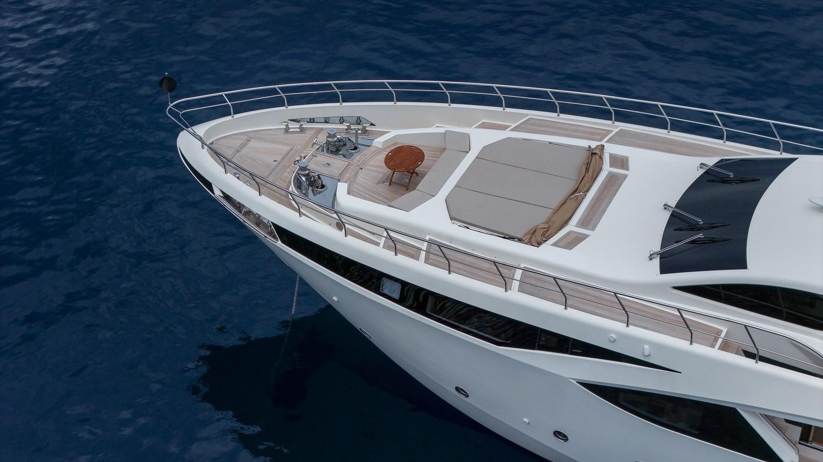 a white yacht on the water aboard DEBRA ONE Yacht for Sale