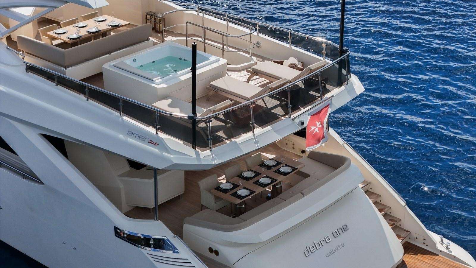 a boat on the water aboard DEBRA ONE Yacht for Sale