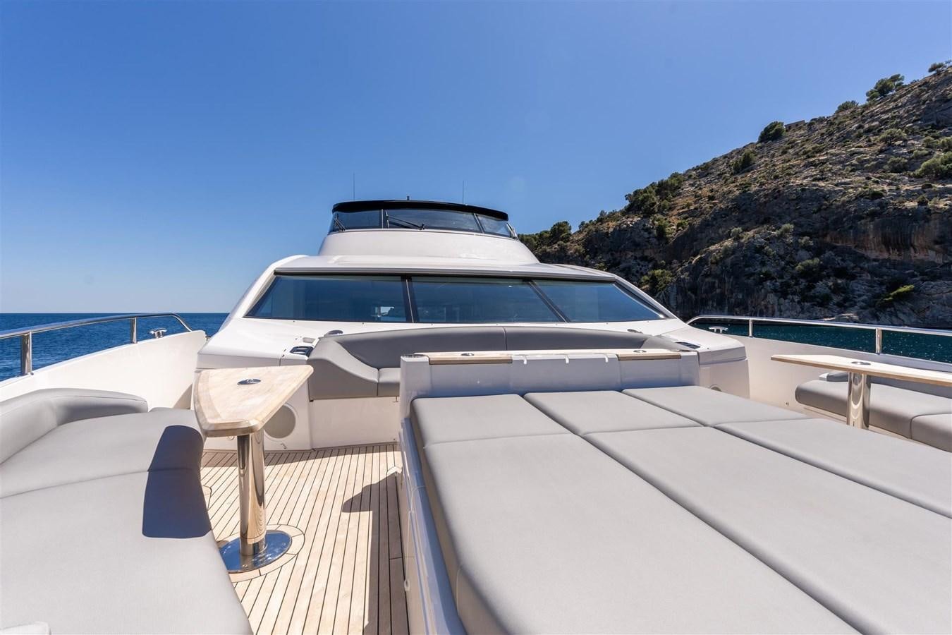 a boat on a deck aboard OCEAN 182 Yacht for Sale