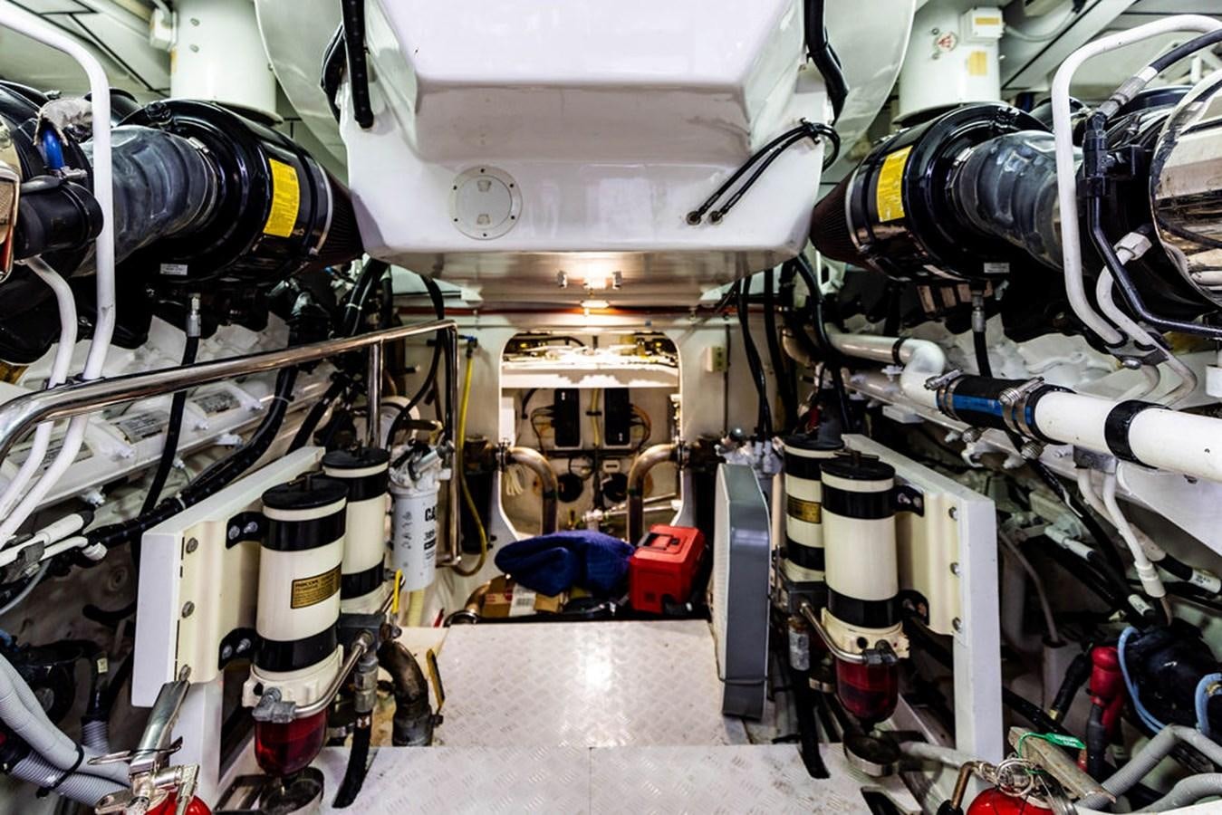 a large room with machinery aboard KNOT GUILTY Yacht for Sale