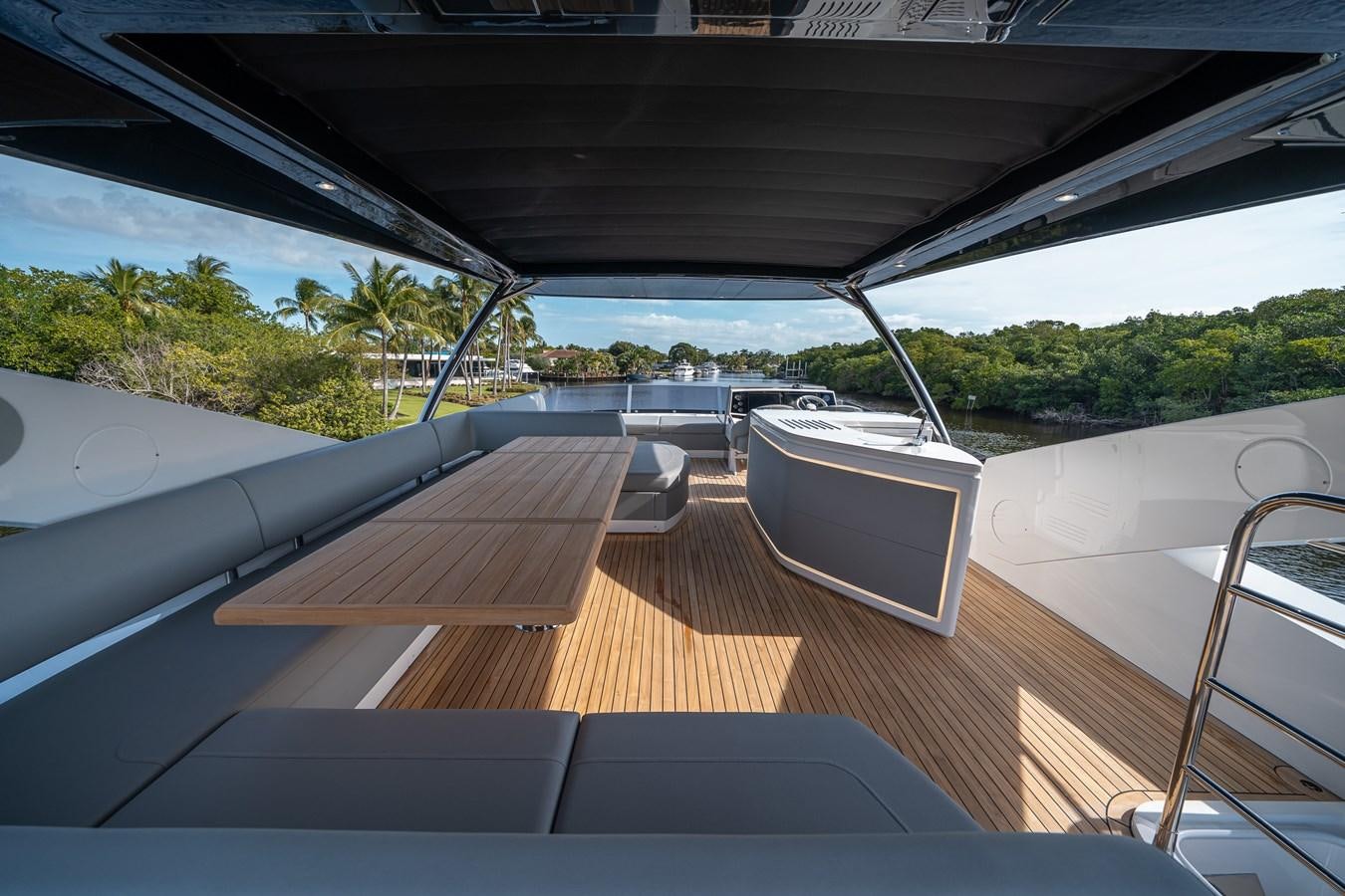 a boat on a deck aboard 88 YACHT Yacht for Sale