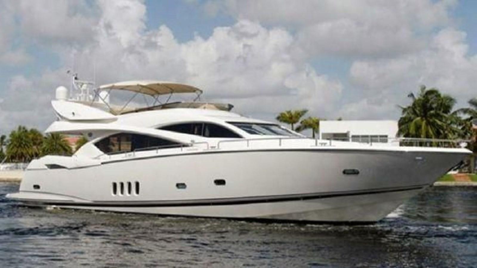 a white yacht on the water aboard ACQUA ALBERTI Yacht for Sale