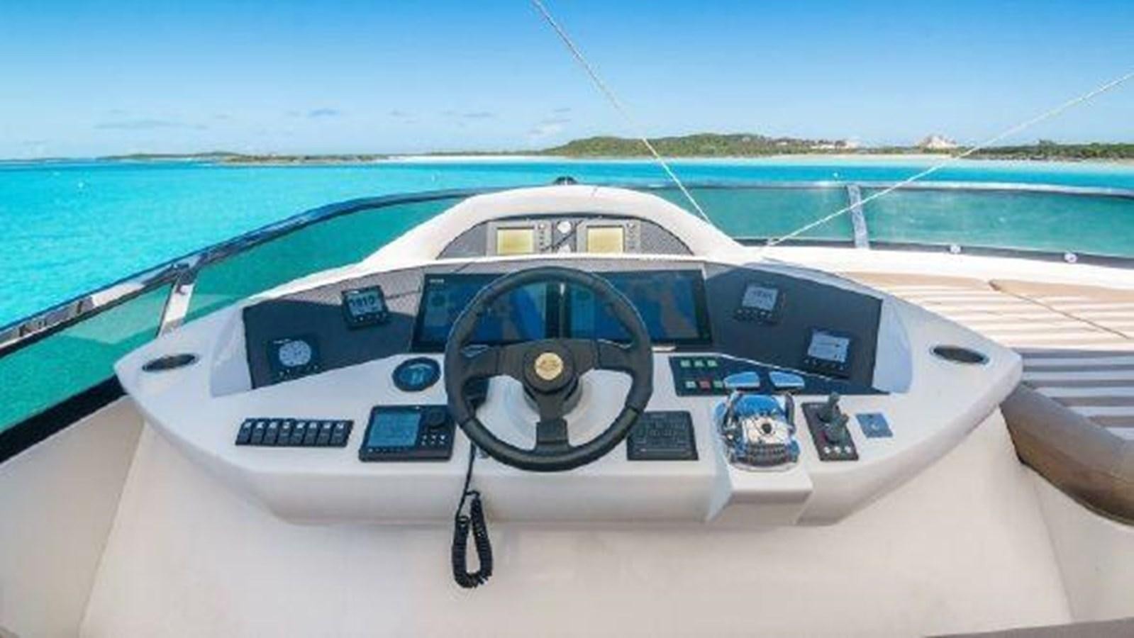 the cockpit of a plane aboard ACQUA ALBERTI Yacht for Sale