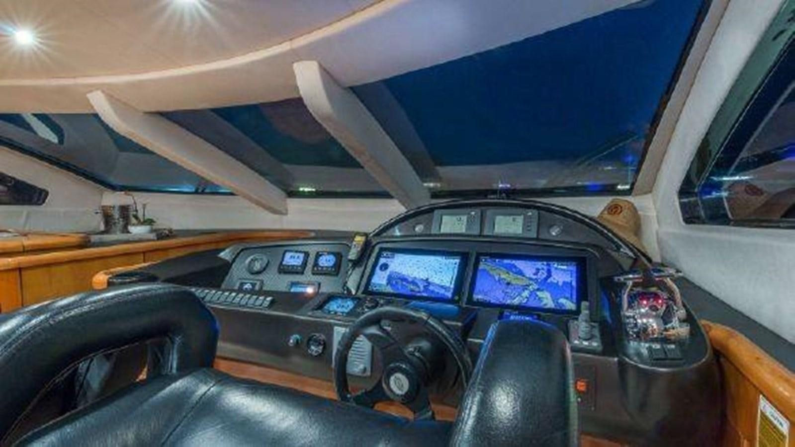the inside of a car aboard ACQUA ALBERTI Yacht for Sale