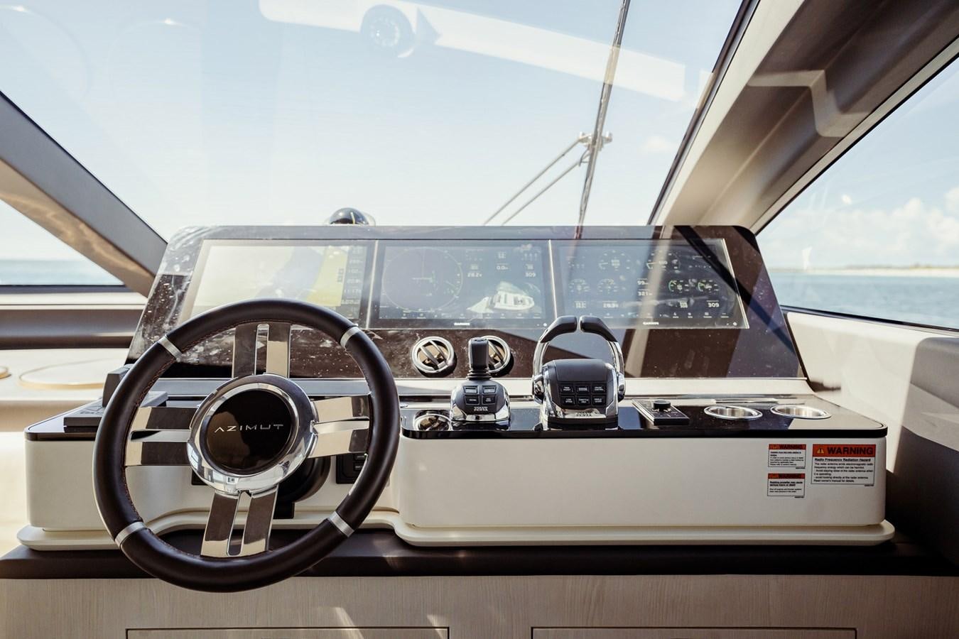 the front of a car aboard TRANSCENDENCE Yacht for Sale