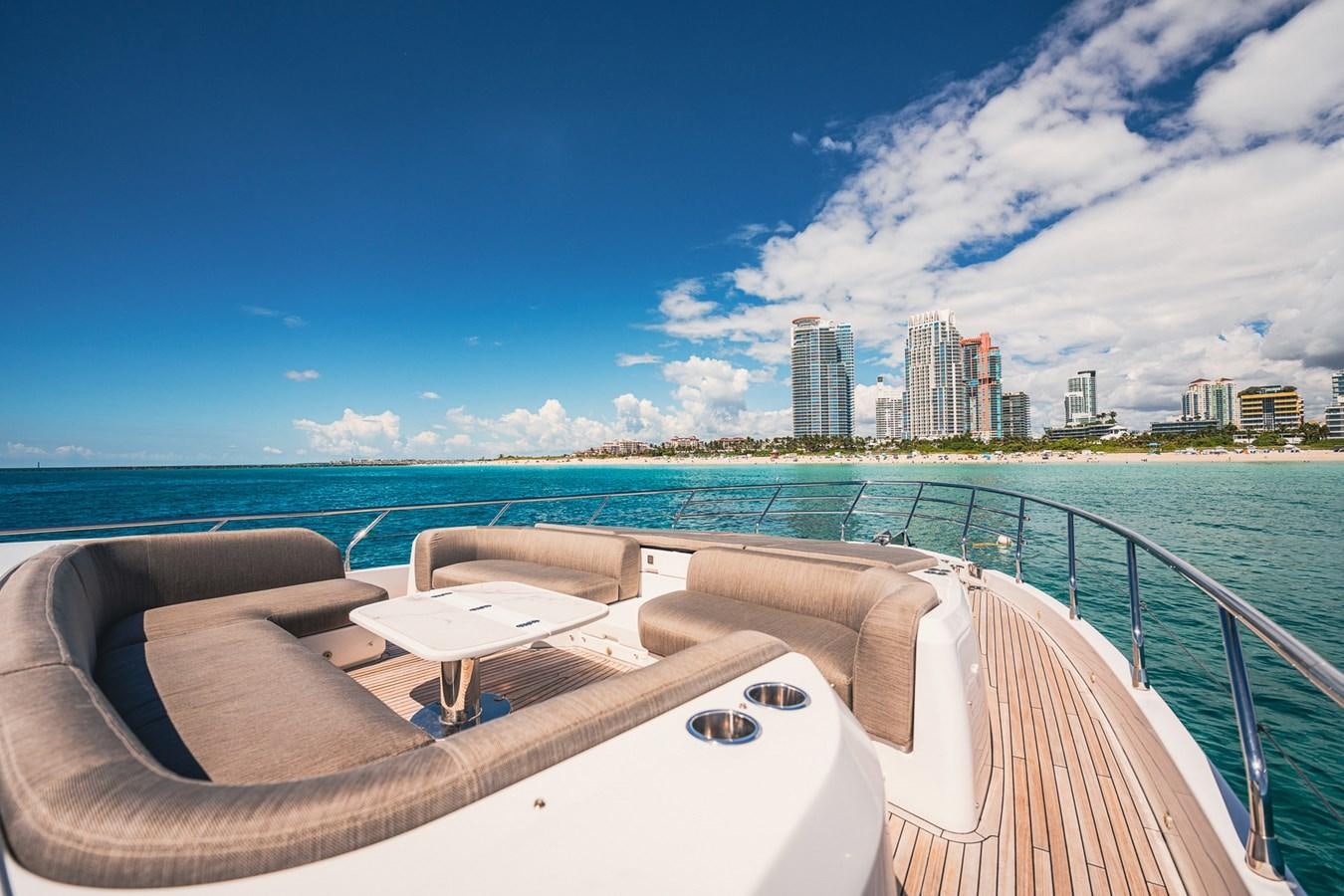 a boat on the water aboard TRANSCENDENCE Yacht for Sale
