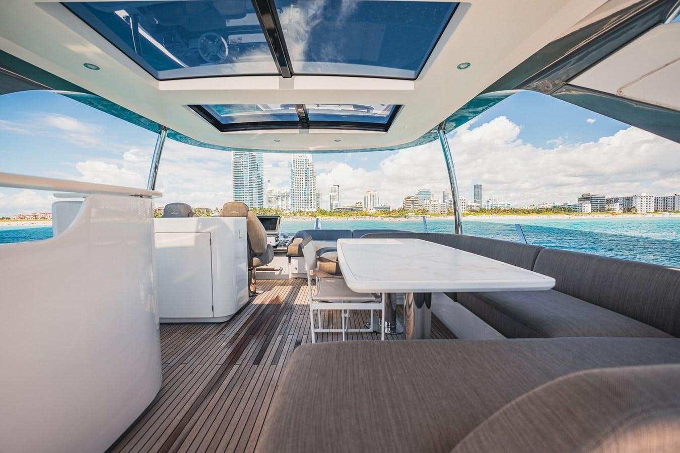 a boat on the water aboard TRANSCENDENCE Yacht for Sale