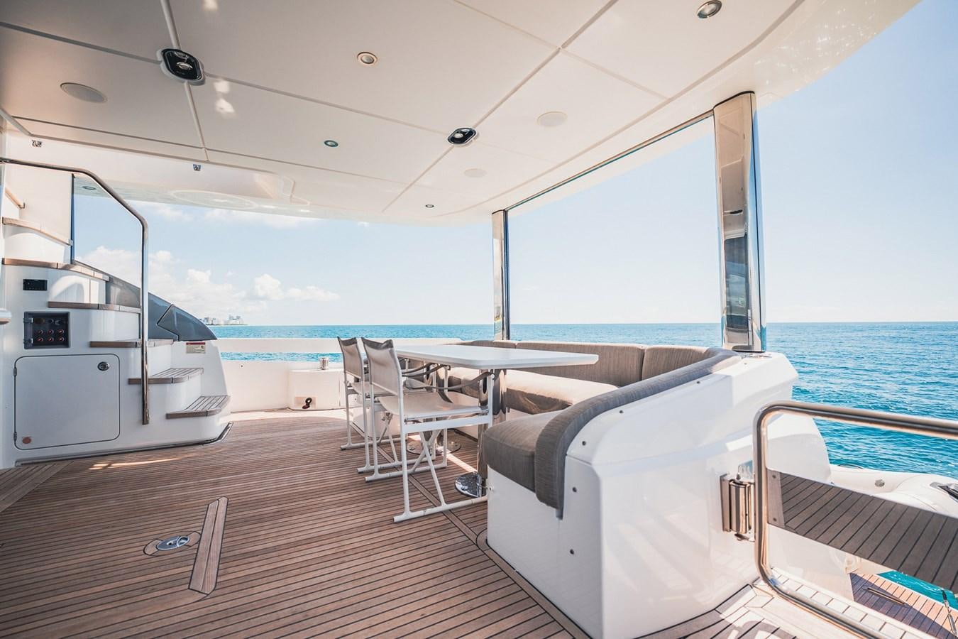 a boat on the water aboard TRANSCENDENCE Yacht for Sale