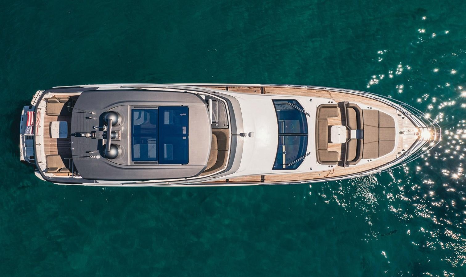 a boat in the water aboard TRANSCENDENCE Yacht for Sale