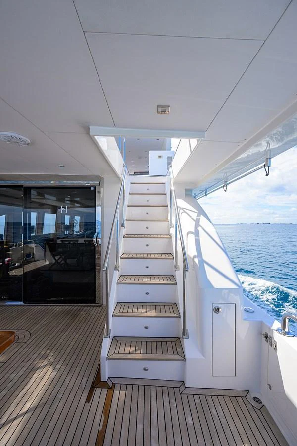 a boat on the water aboard SECOND AMENDMENT Yacht for Sale
