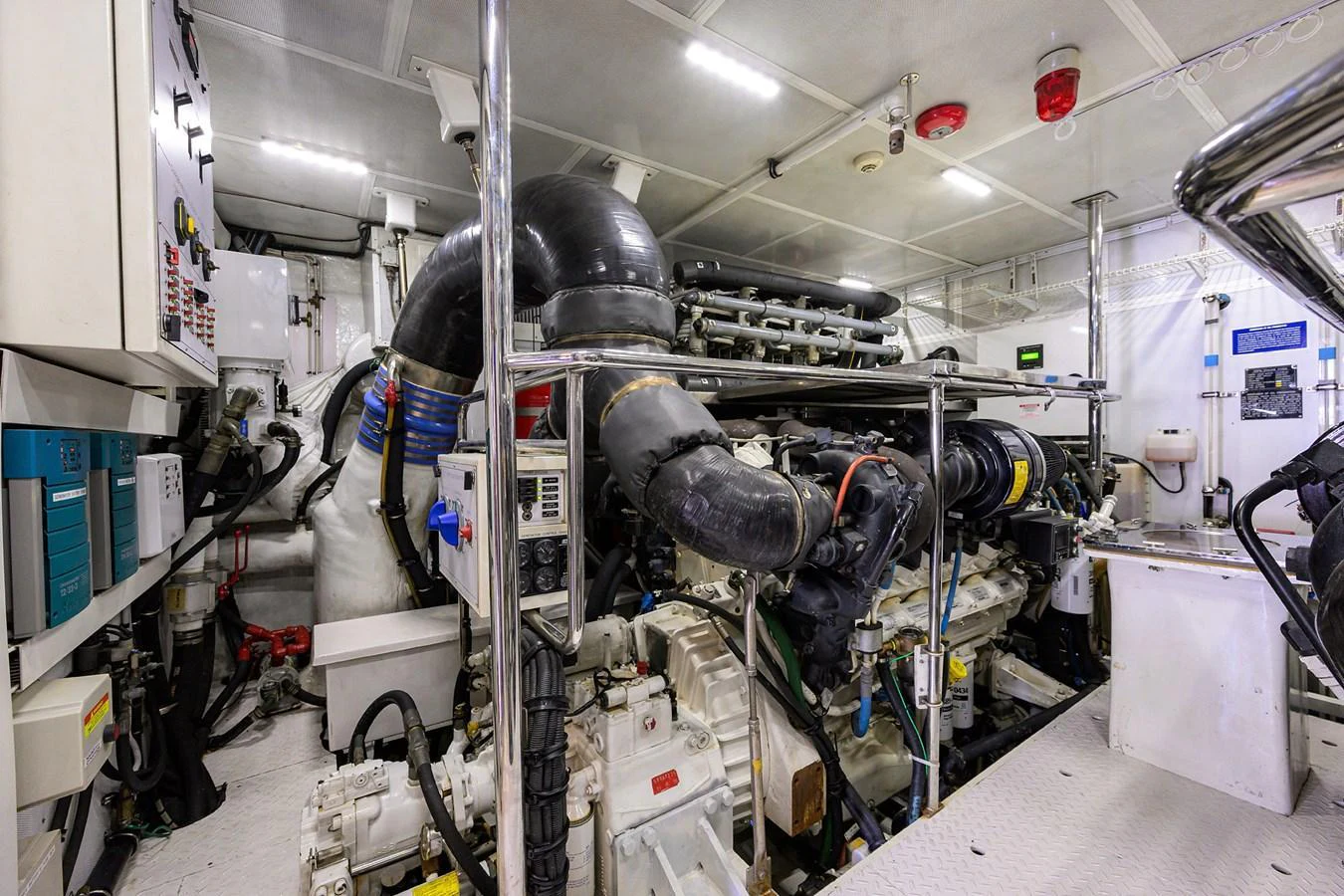 a machine in a factory aboard SECOND AMENDMENT Yacht for Sale