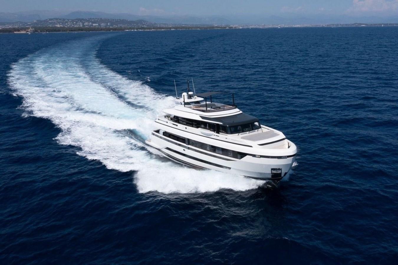 a boat on the water aboard MY UILIA Yacht for Sale