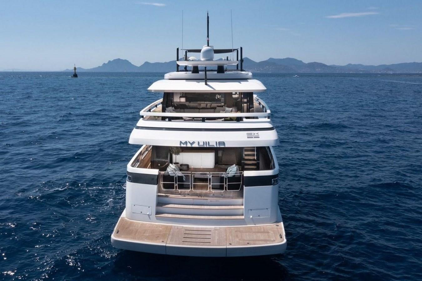 a boat in the water aboard MY UILIA Yacht for Sale