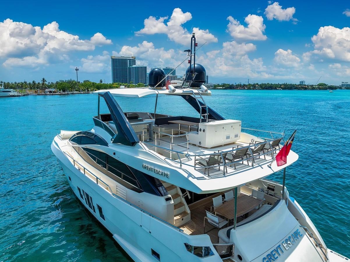 a boat on the water aboard GREYT ESCAPE Yacht for Sale
