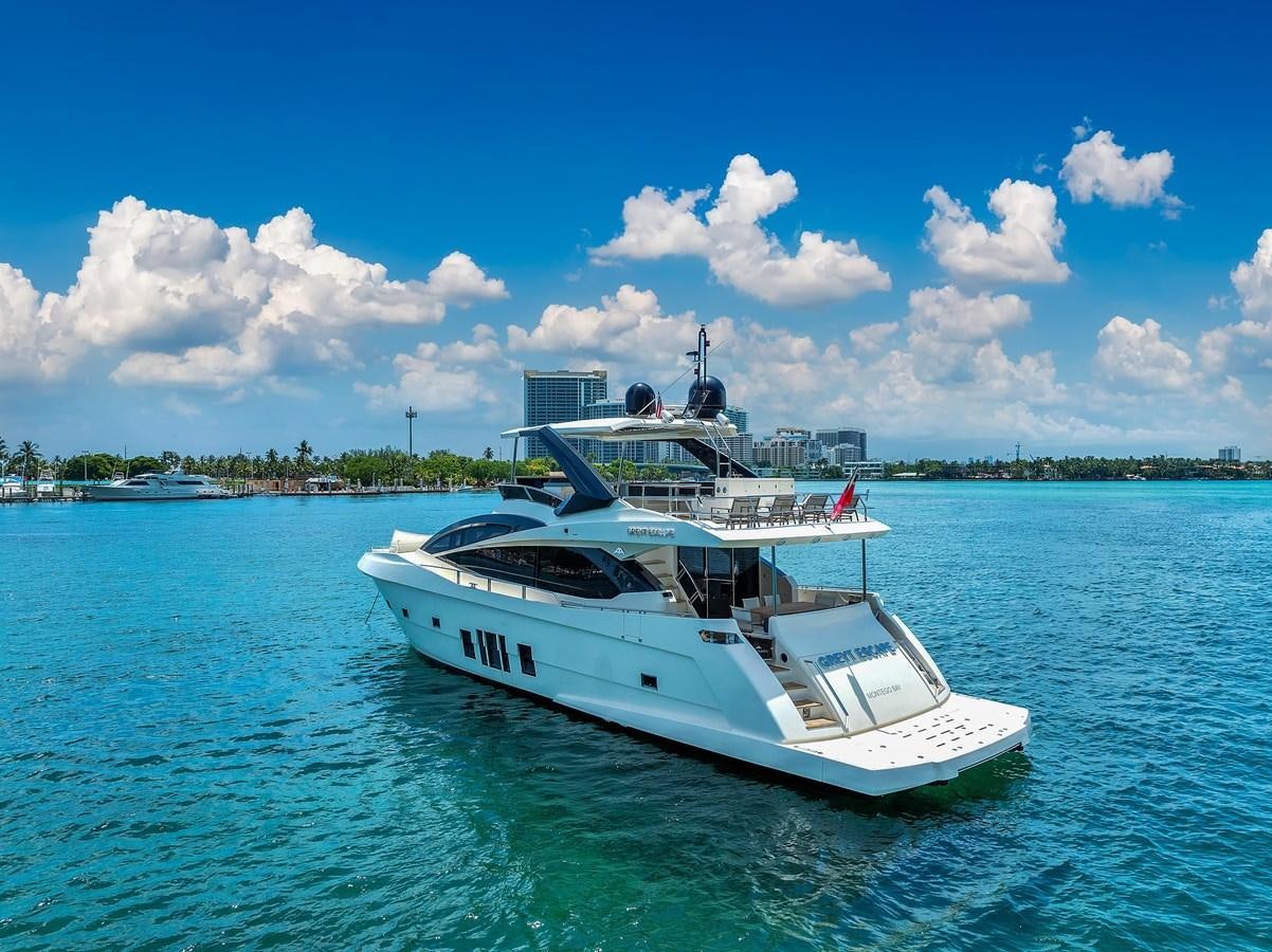 a boat in the water aboard GREYT ESCAPE Yacht for Sale