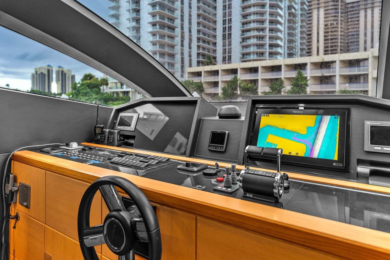 a radio on a bus aboard GREYT ESCAPE Yacht for Sale