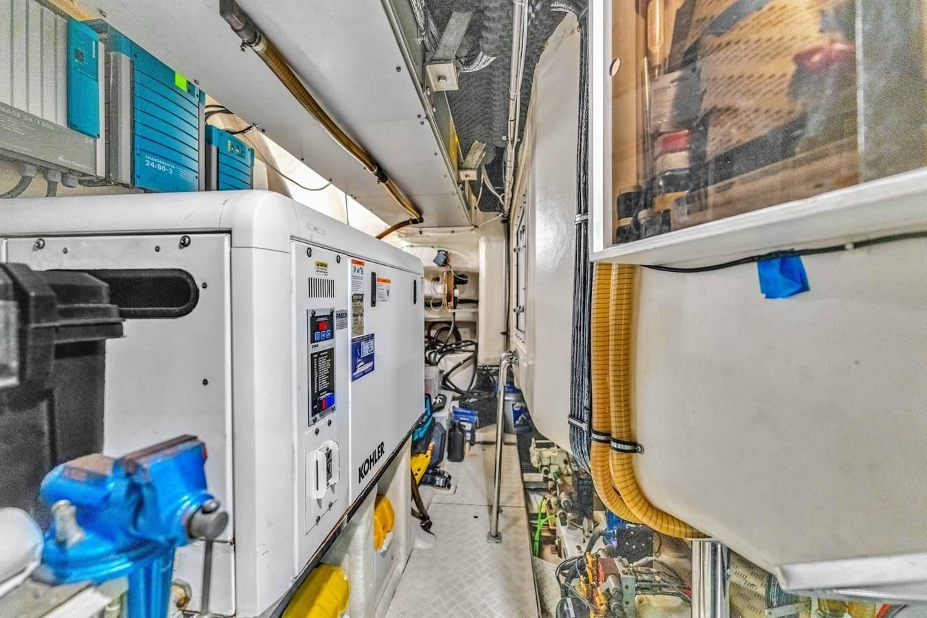 a room with machinery aboard GREYT ESCAPE Yacht for Sale