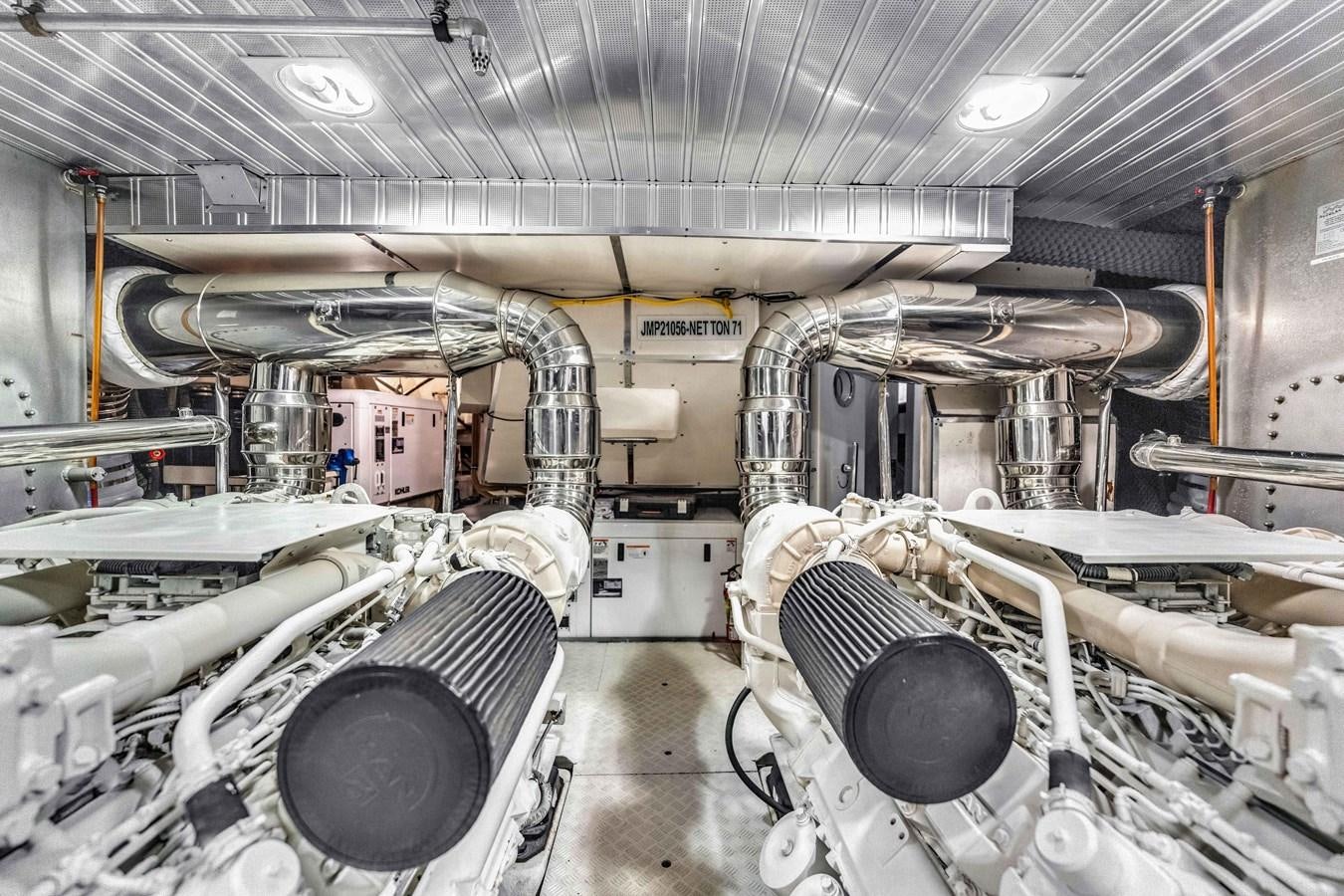 a large factory with large machinery aboard GREYT ESCAPE Yacht for Sale