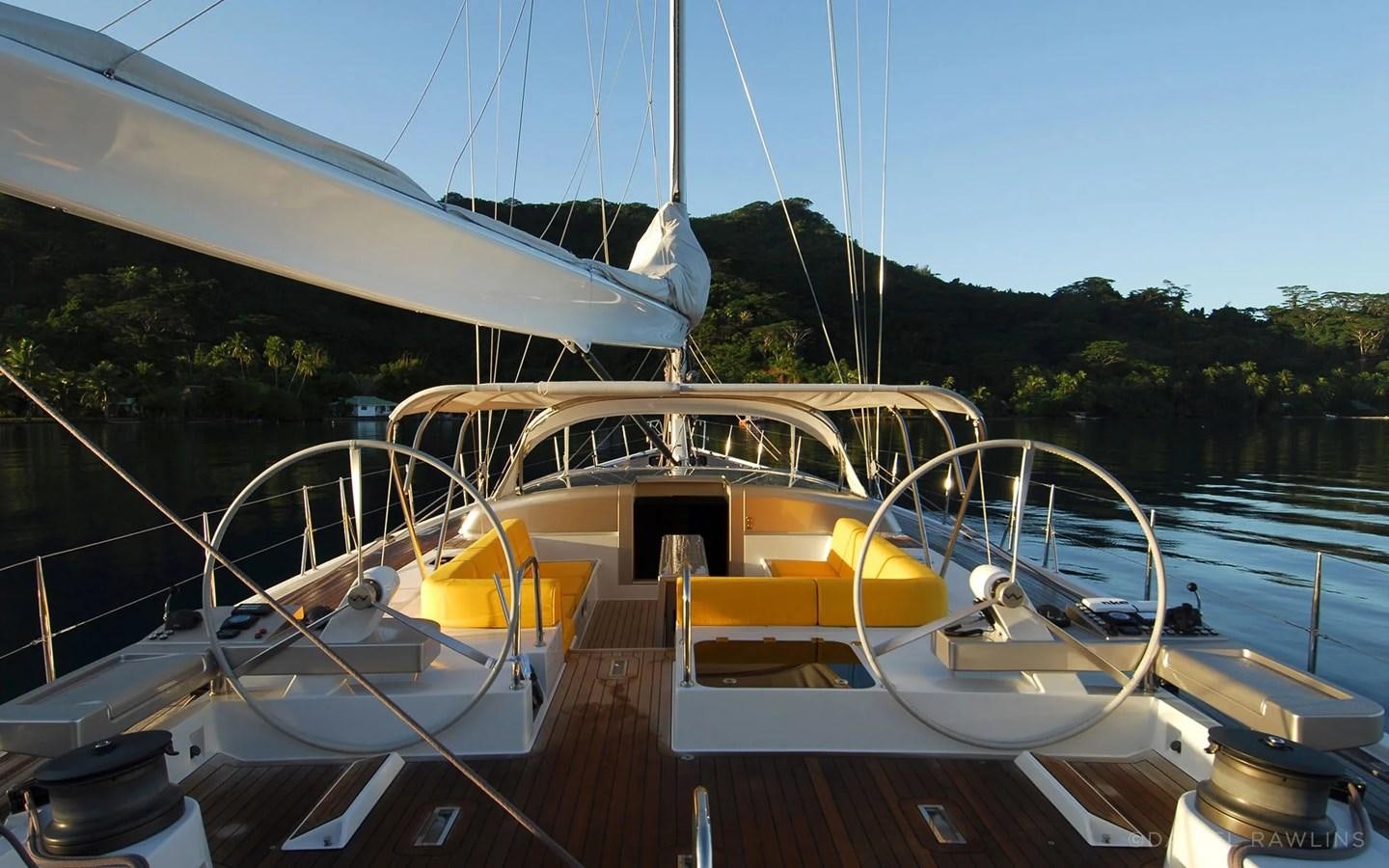 a boat on the water aboard WHIMSY Yacht for Sale