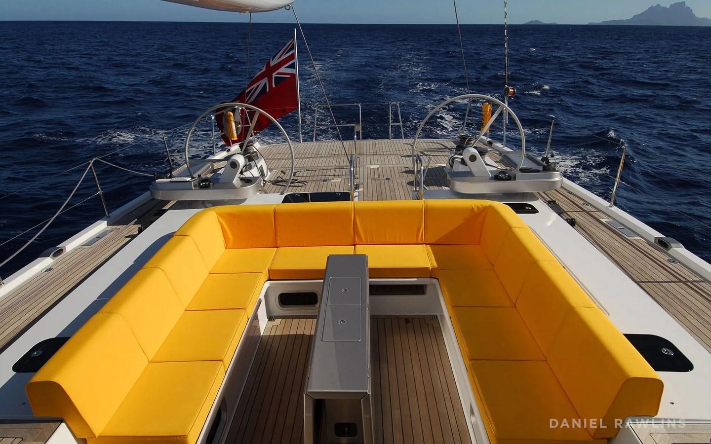 a boat on the water aboard WHIMSY Yacht for Sale