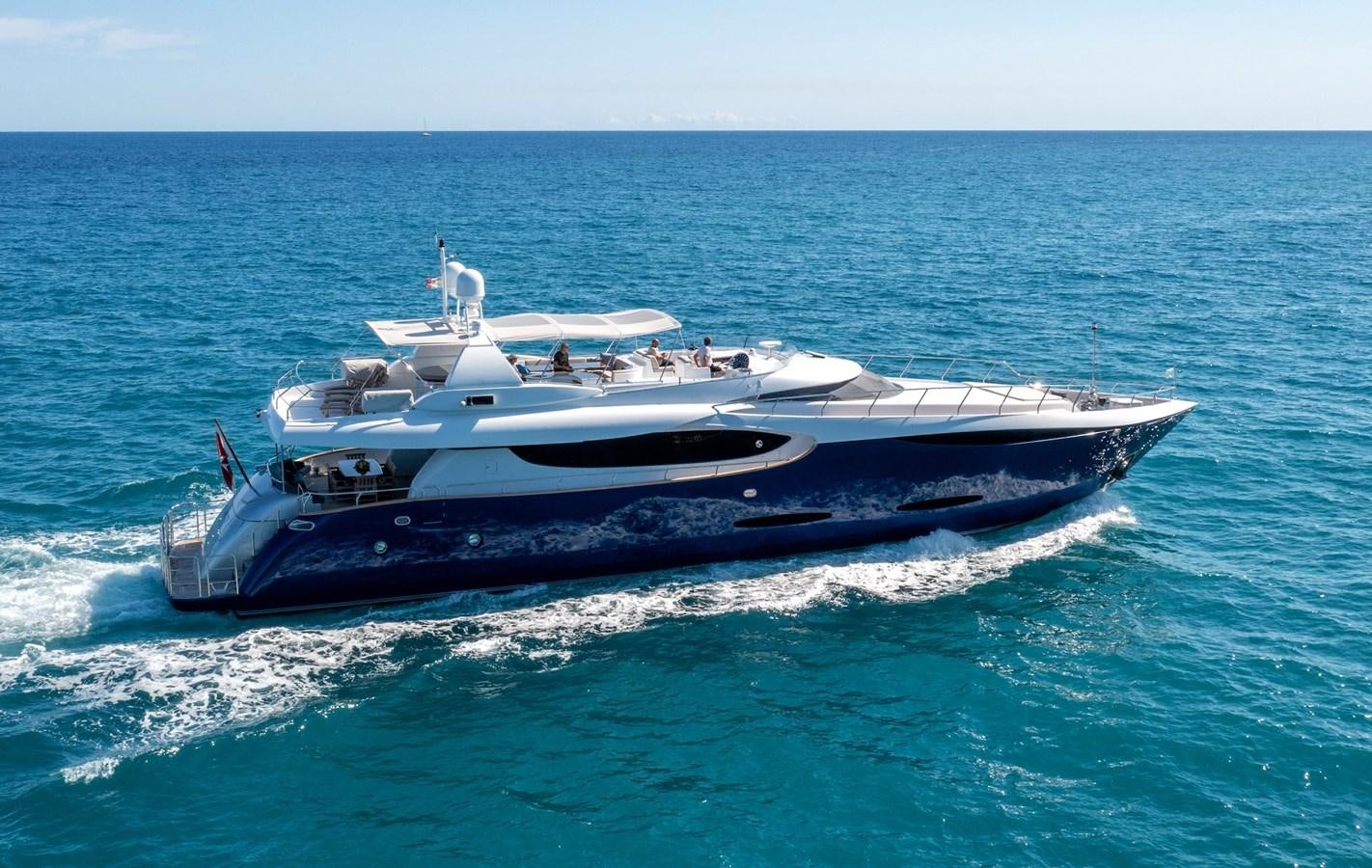 a boat on the water aboard CLARITY Yacht for Sale