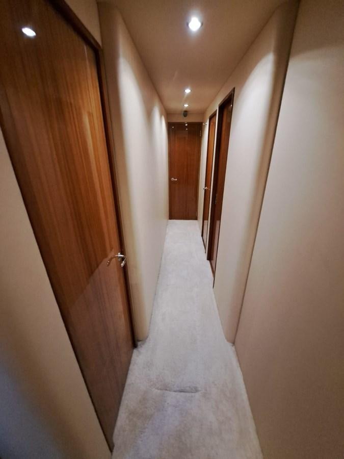 a white dress on a wall aboard MARY ROSE Yacht for Sale