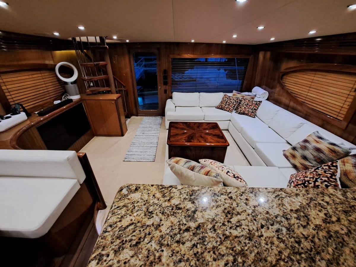 a large bathroom with a large bed aboard MARY ROSE Yacht for Sale