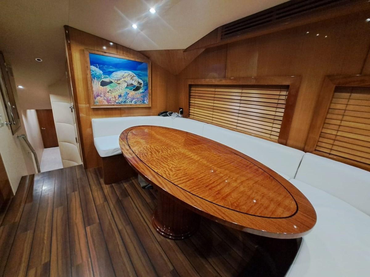 a room with a pool table aboard MARY ROSE Yacht for Sale