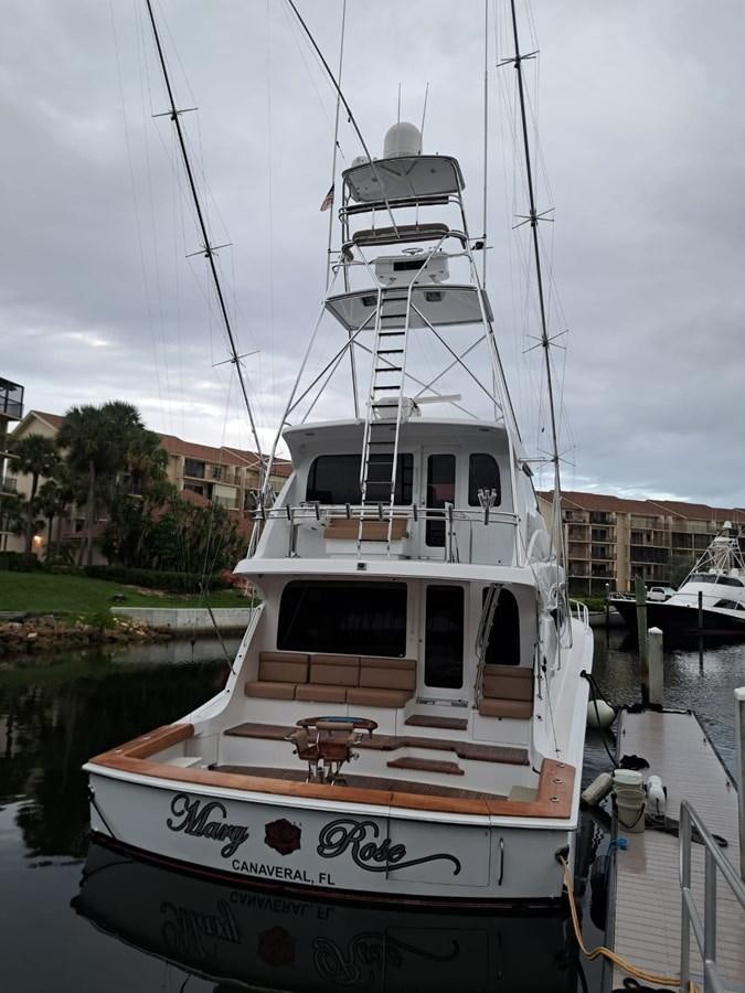a boat docked in a harbor aboard MARY ROSE Yacht for Sale
