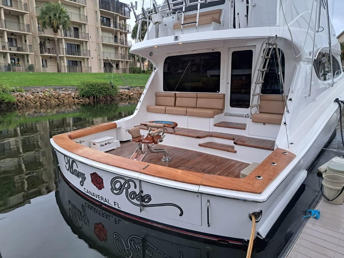 a boat docked on a dock aboard MARY ROSE Yacht for Sale