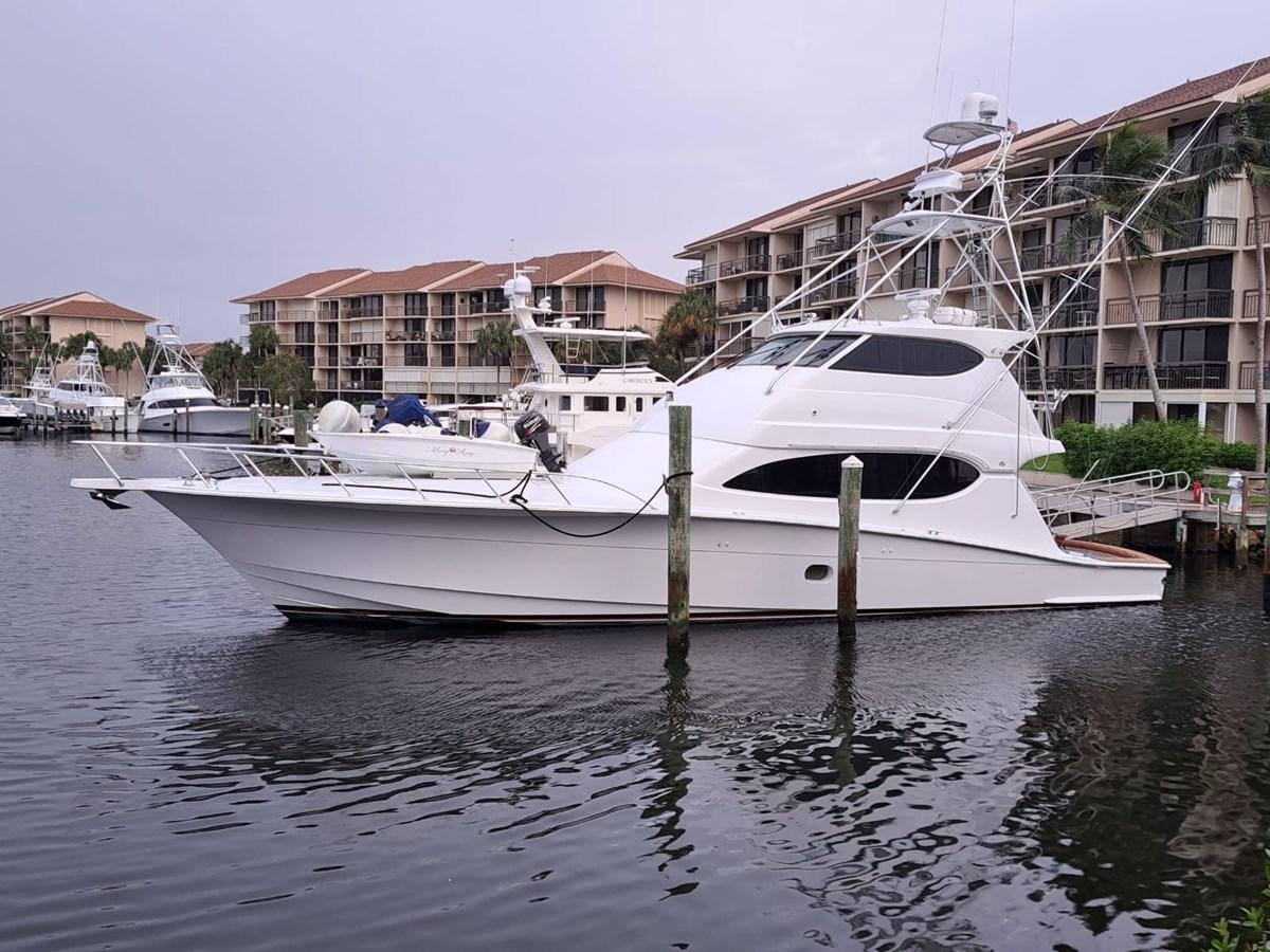 a boat docked in a harbor aboard MARY ROSE Yacht for Sale