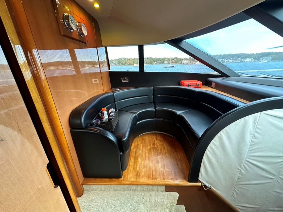 inside of a car aboard OCARALIA Yacht for Sale