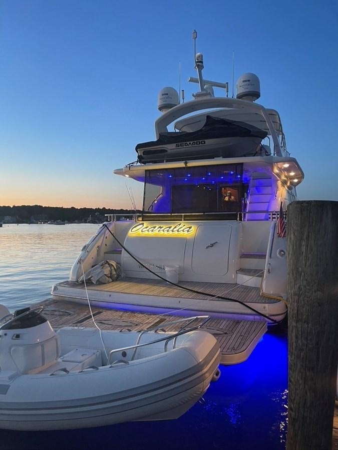 a boat on the water aboard OCARALIA Yacht for Sale
