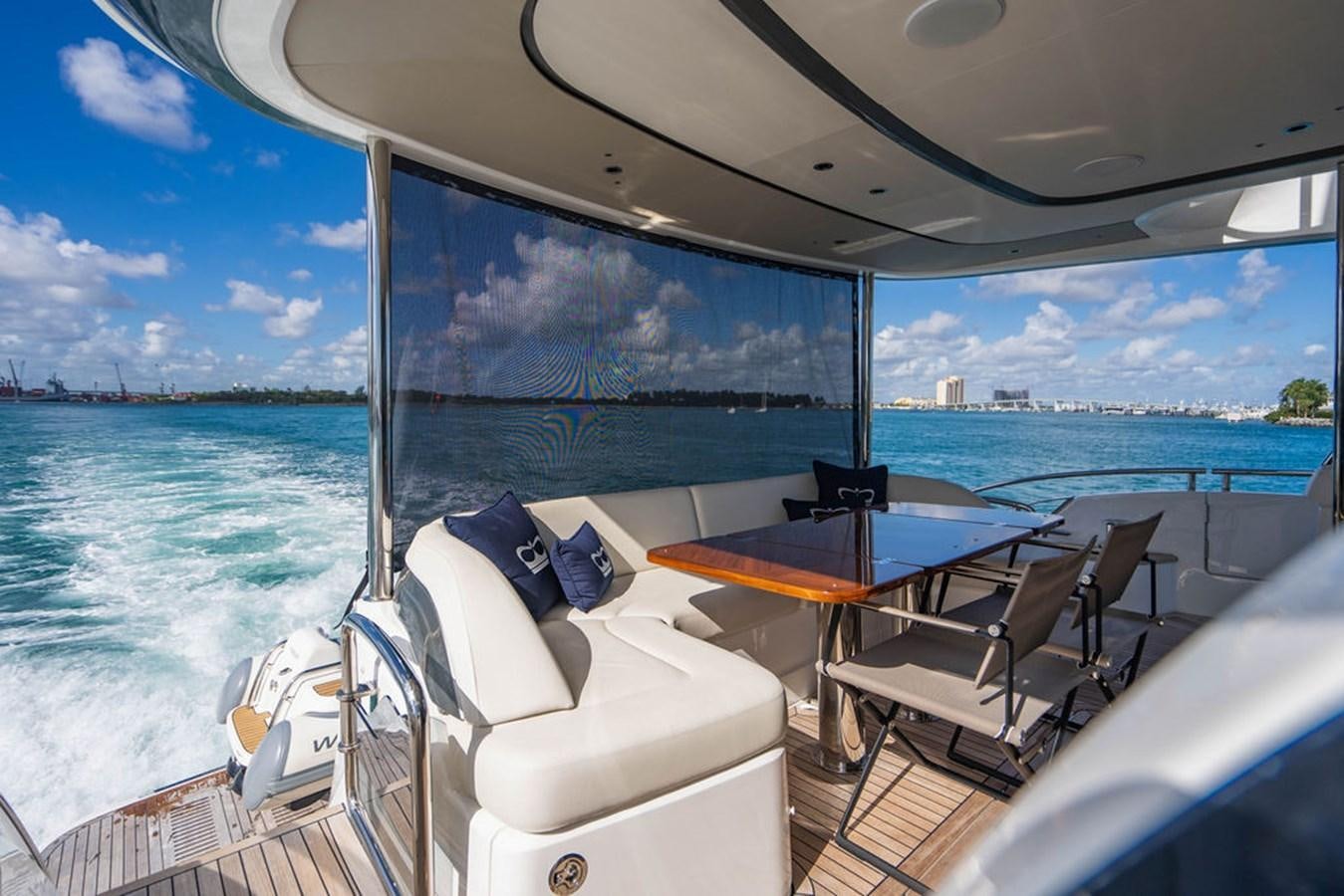 a boat on the water aboard CHAOS Yacht for Sale