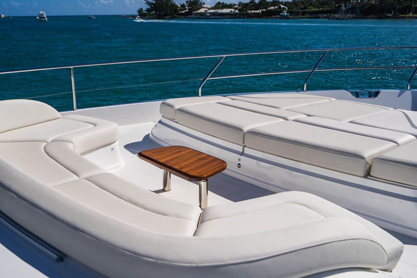 a boat on the water aboard CHAOS Yacht for Sale
