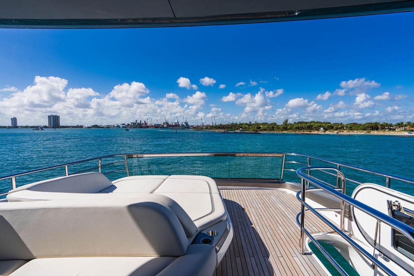 a boat on a body of water aboard CHAOS Yacht for Sale