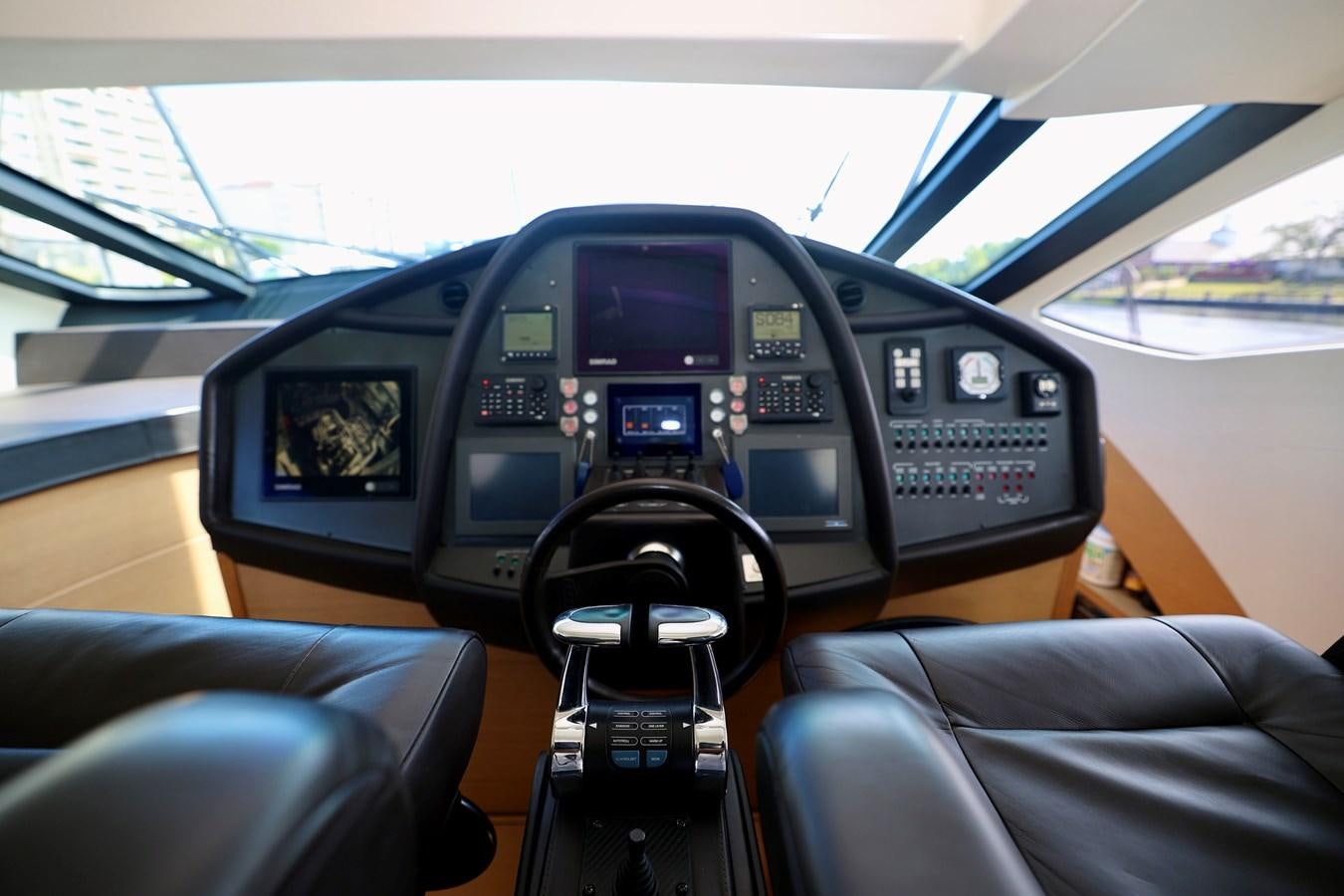 inside of a car aboard MY WAY Yacht for Sale