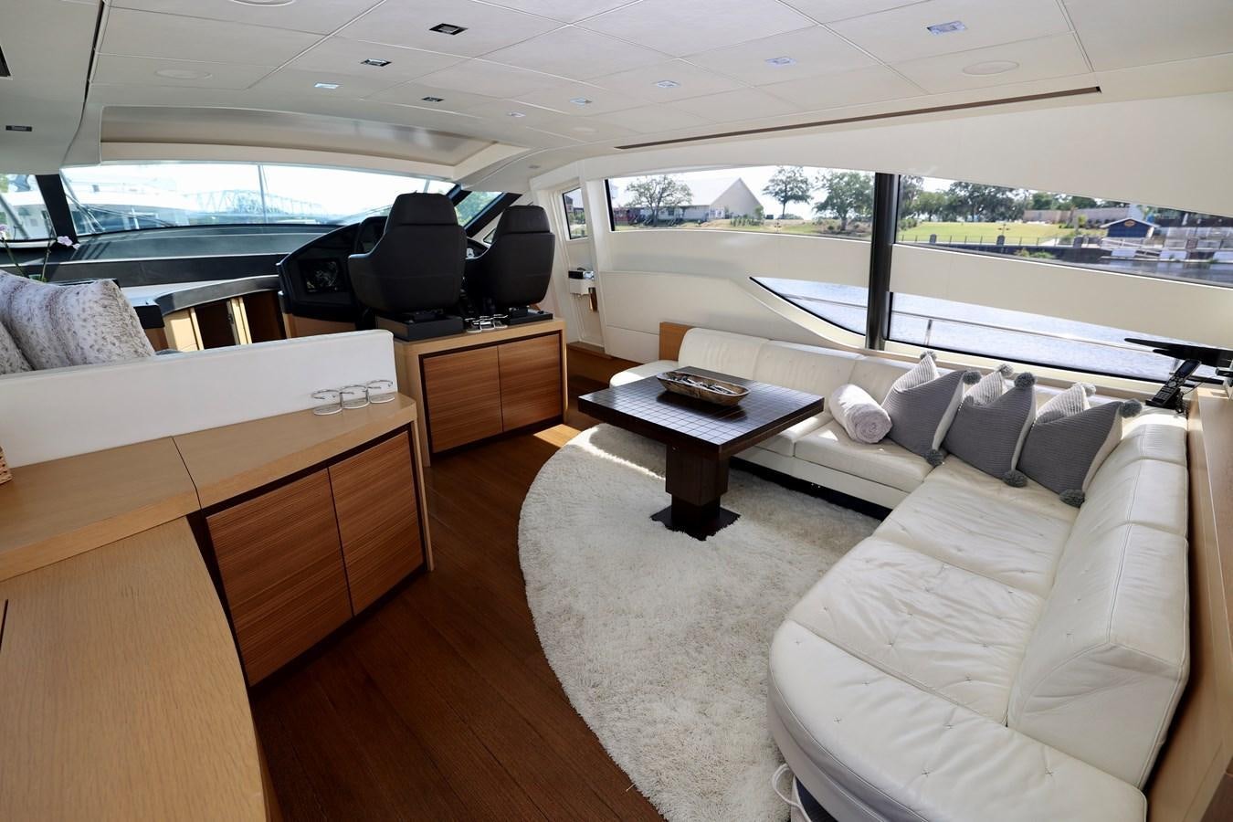 a room with a couch and a table aboard MY WAY Yacht for Sale