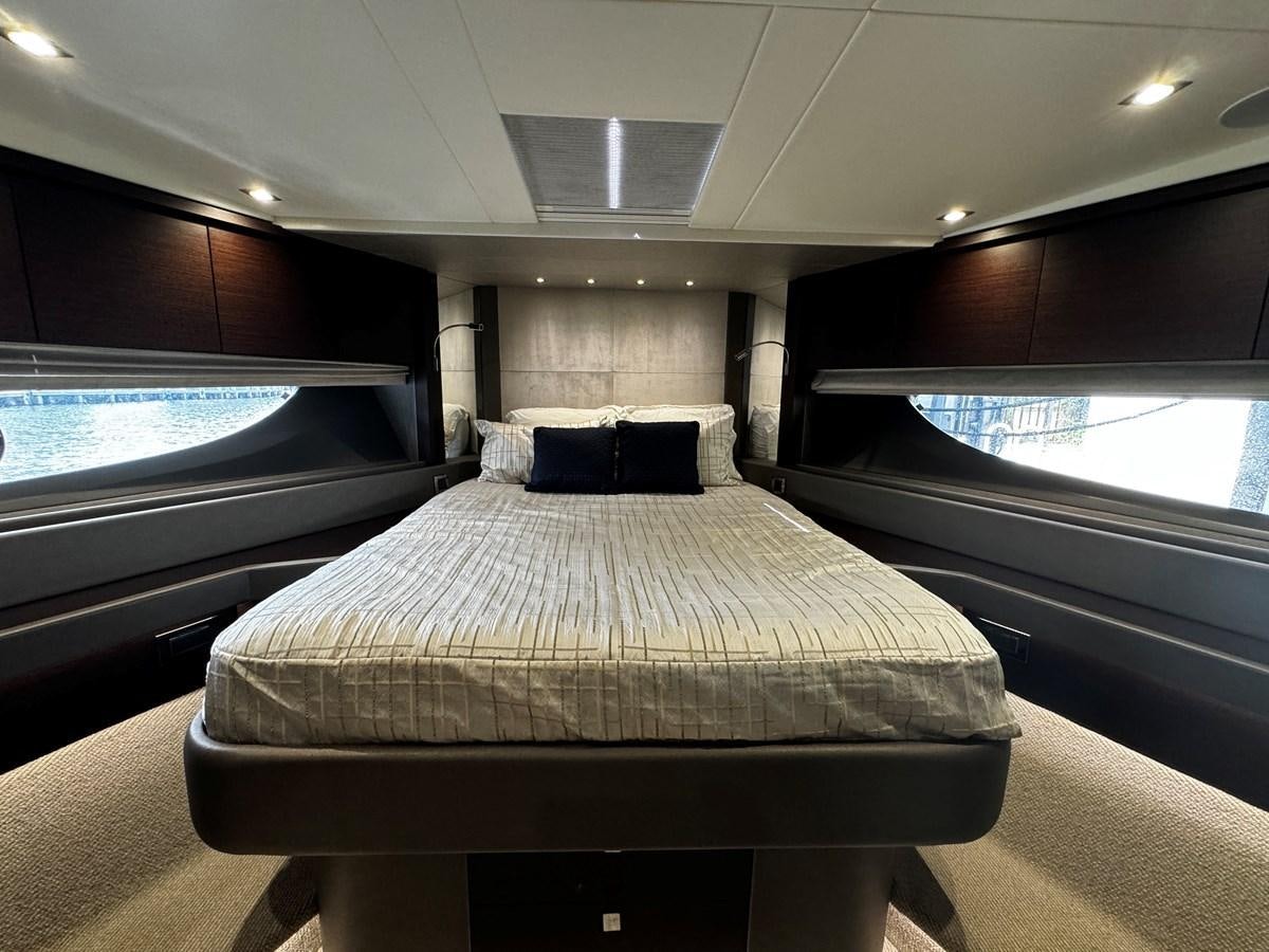 a couple of beds in a room aboard JOURNEY Yacht for Sale