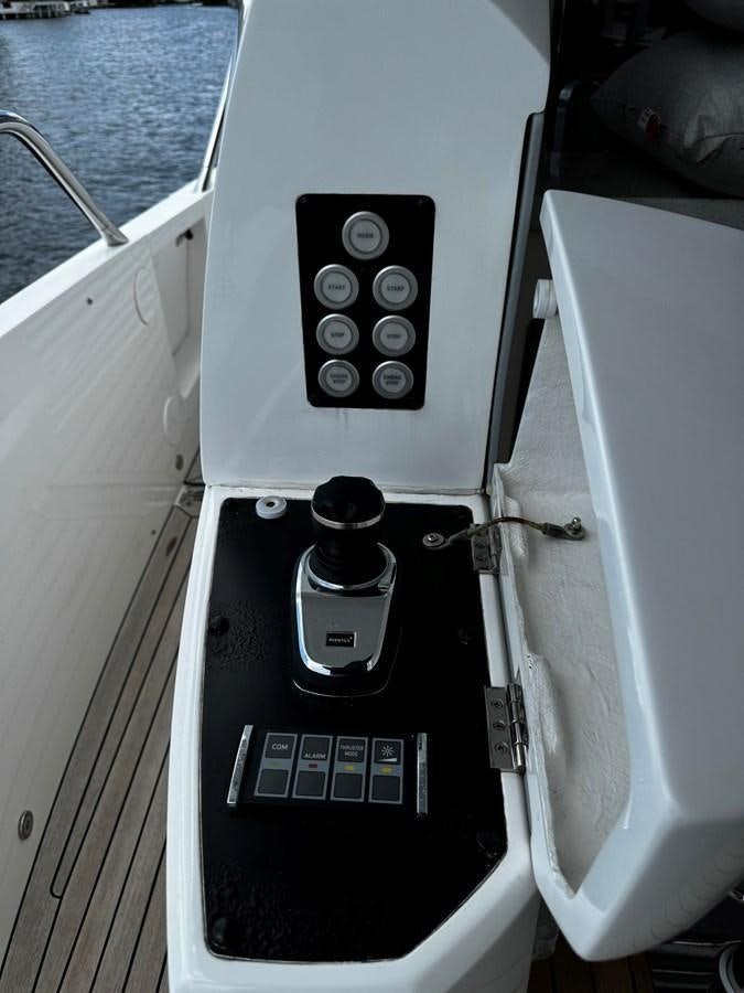 a close-up of a machine aboard JOURNEY Yacht for Sale