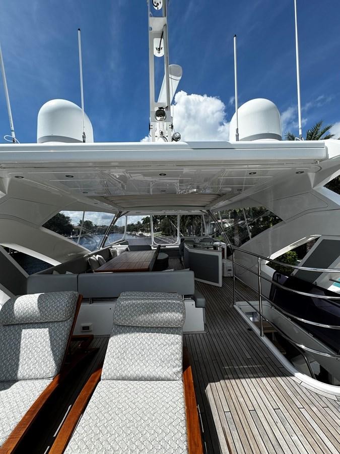 the deck of a ship aboard JOURNEY Yacht for Sale
