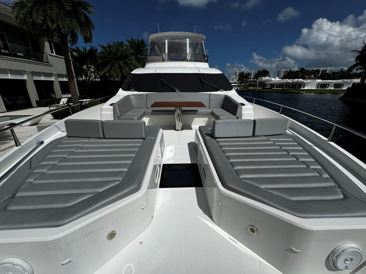 a boat on a deck aboard JOURNEY Yacht for Sale