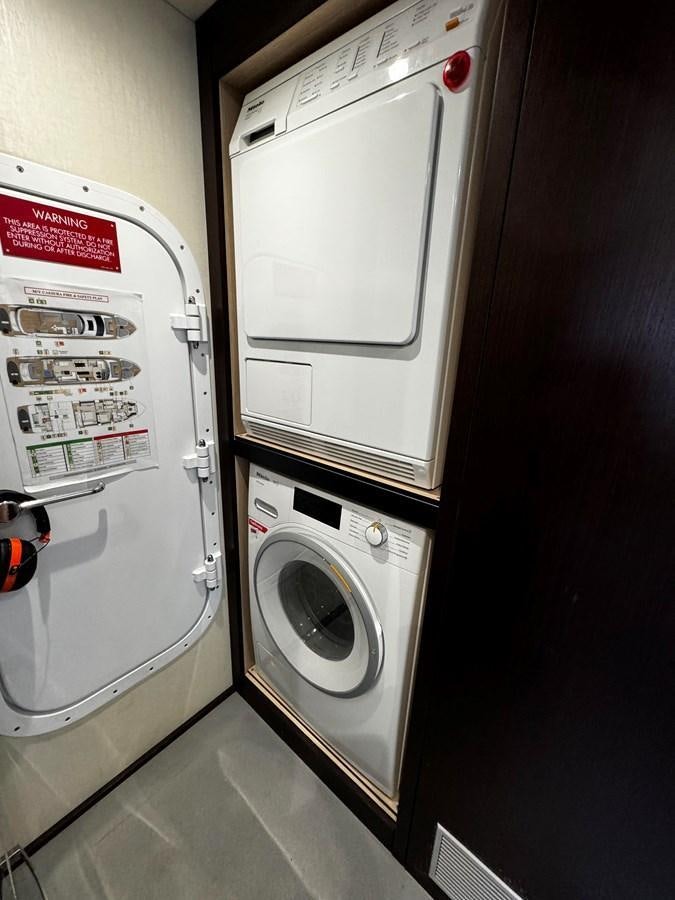a couple of washing machines aboard JOURNEY Yacht for Sale