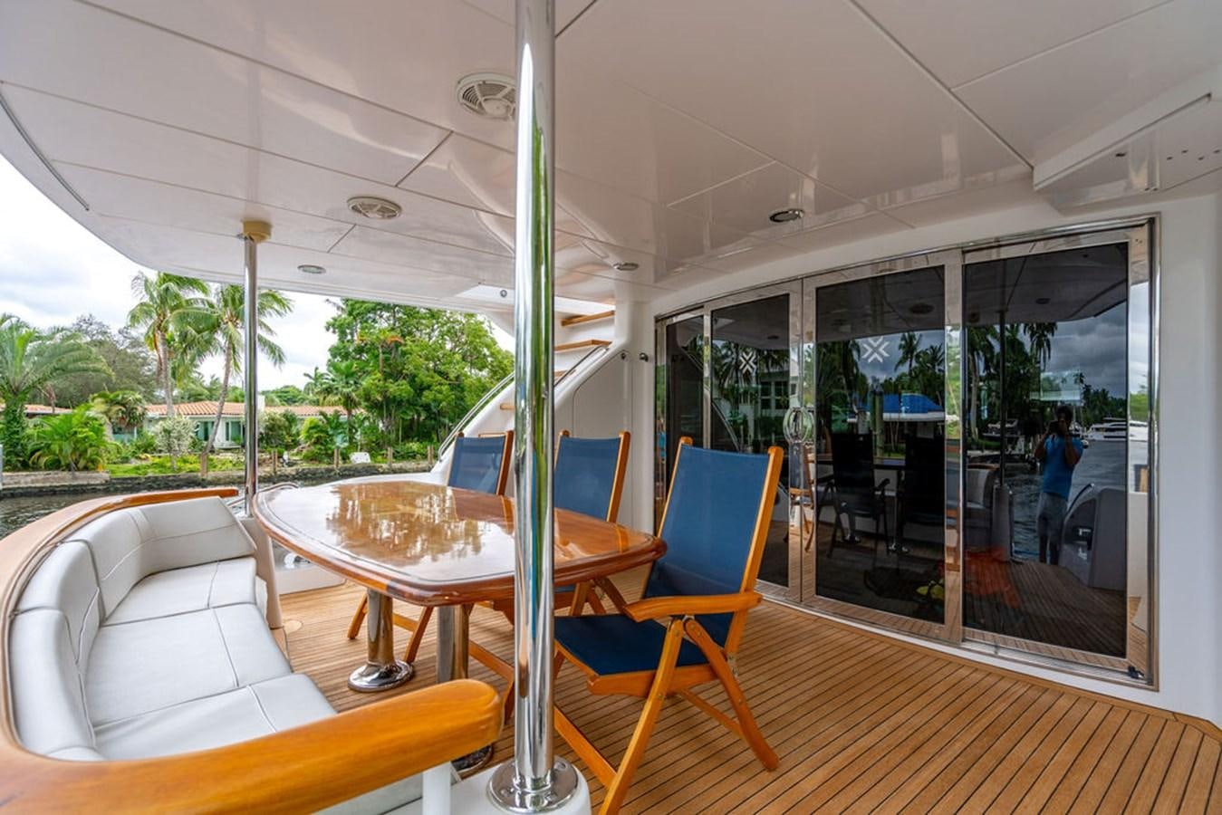a boat on the water aboard TOP SHELF Yacht for Sale
